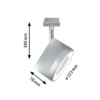 Paulmann No. 95446 URail LED Spot Arena 15 Watt Chrom matt, Chrom dimmbar