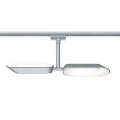 Paulmann No. 95469 URail LED Spot Dipper 2 x 8 Watt Chrom matt, Weiß