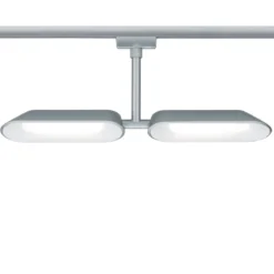 Paulmann No. 95469 URail LED Spot Dipper 2 x 8 Watt Chrom matt, Weiß