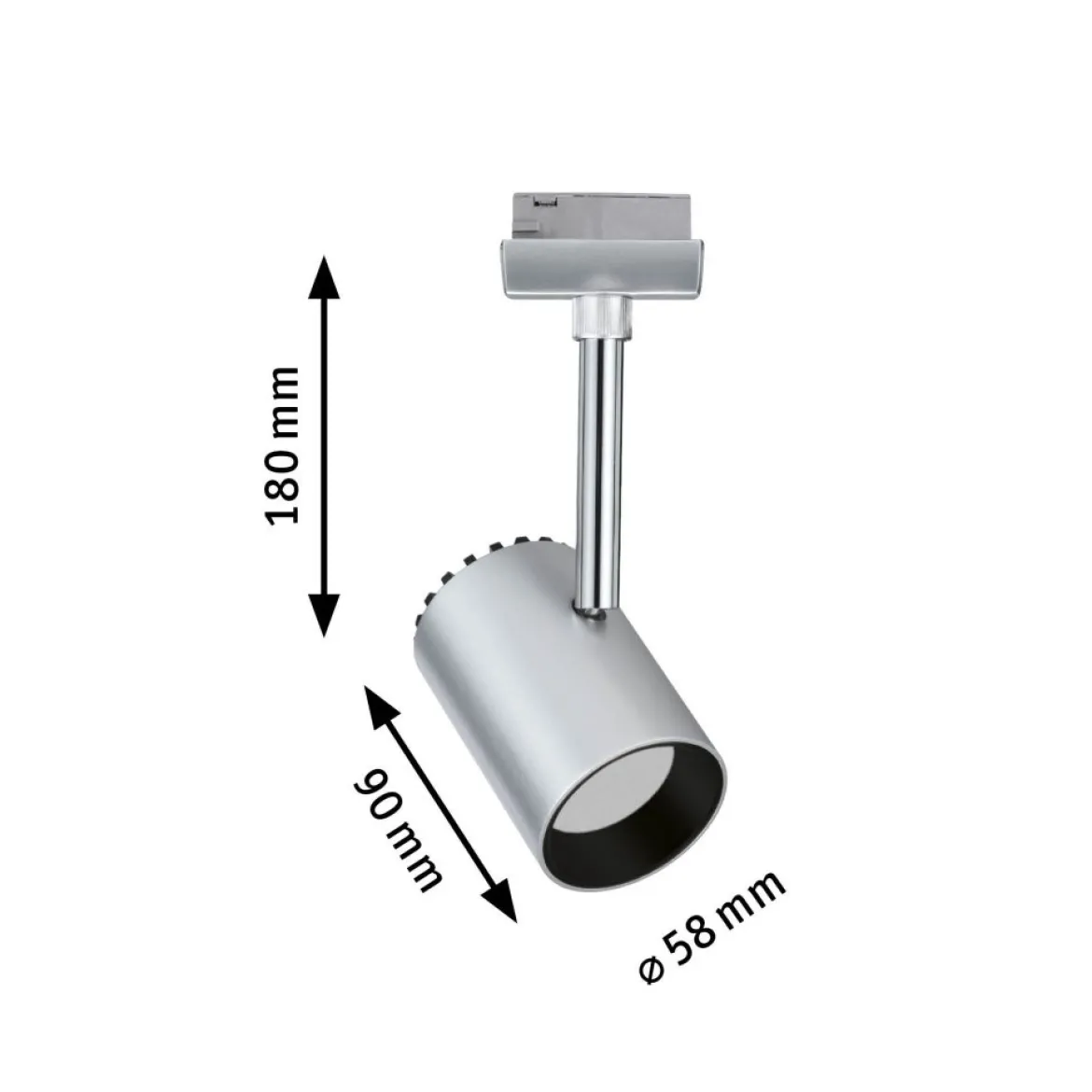 Paulmann No. 95273 URail LED-Spot 5W Shine 230V Chrom matt