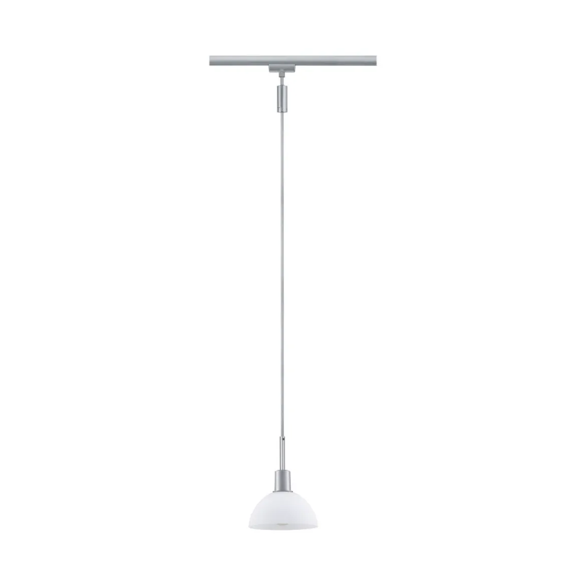 Paulmann No. 96972 URail Pendel Sarrasani Chrom matt Opal ohne Leuchtmittel E14