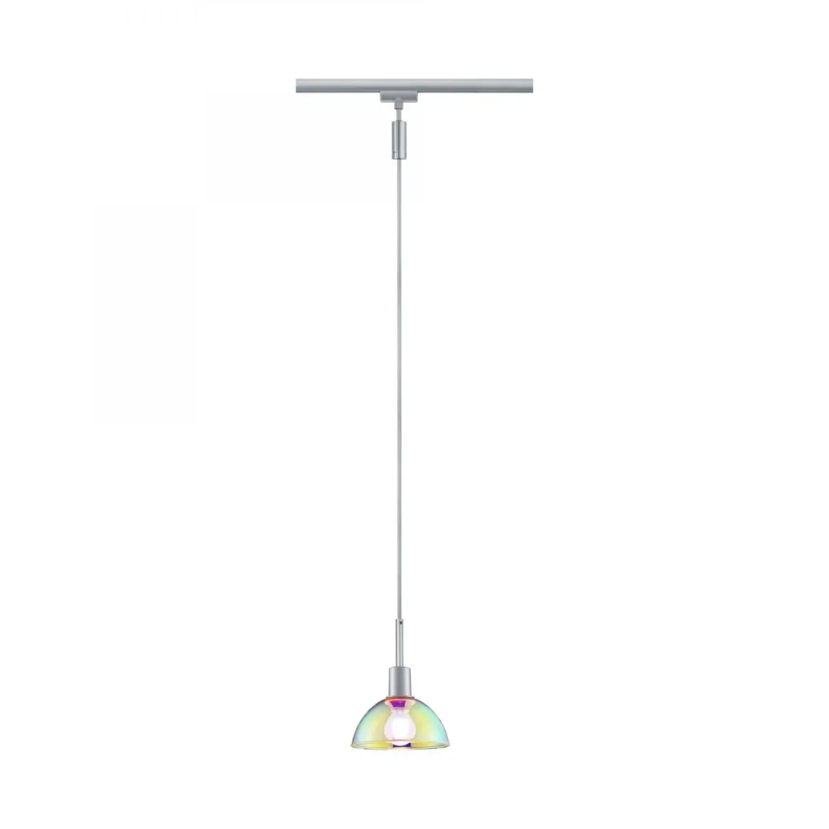 Paulmann No. 96975 URail Pendel Sarrasani Chroma matt Dichroic ohne Leuchtmittel E14