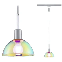 Paulmann No. 96975 URail Pendel Sarrasani Chroma matt Dichroic ohne Leuchtmittel E14