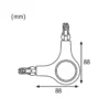 Paulmann No. 95486 URail Schienensystem LED L-Verbinder dimmbar Weiß