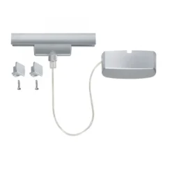 Paulmann No. 96831 URail Schienensystem Stromeinspeisung 230V, Chrom matt