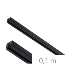 Paulmann No. 96902 URail Schienensystem Zubehör Schiene 0,1m 230V schwarz
