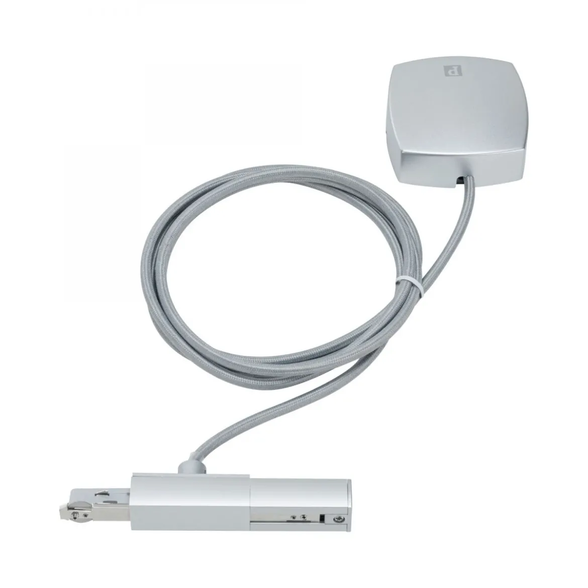 Paulmann No. 95416 URail Schienensystem Stromeinspeisung Kabel 2m 230V Chrom matt