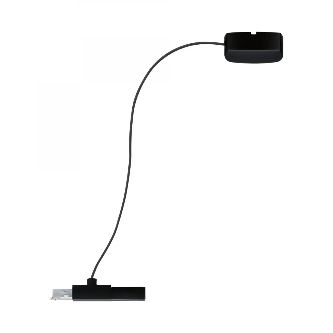 Paulmann No. 95418 URail Schienensystem Stromeinspeisung Kabel 2m 230V Schwarz