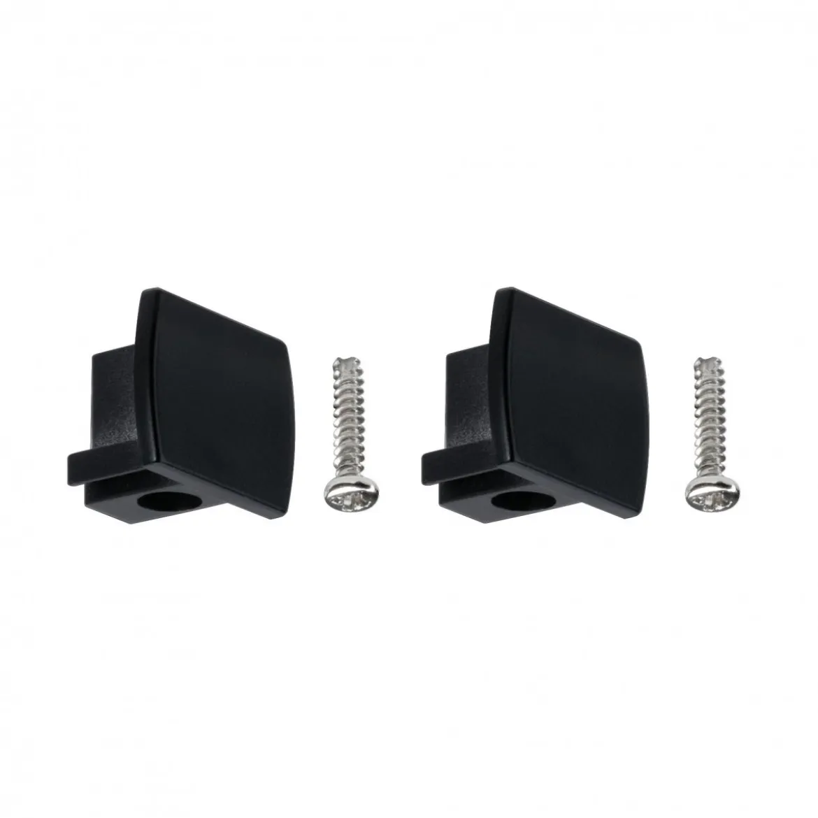 Paulmann No. 96961 URail Schienensystem Zubehör Endkappe 2er-Pack Schwarz