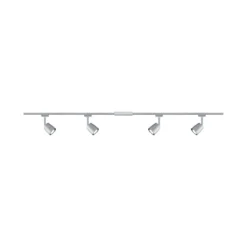 Paulmann No. 96897 URail Schienensystem Set Cover Chrom matt G10 max. 4x10W