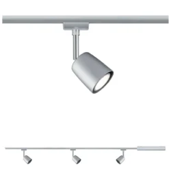 Paulmann No. 95462 URail Set Cover Chrom matt ohne Leuchtmittel, max. 10W GU10