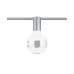 Paulmann No. 94973 URail Spot Ceiling Socket E27 Chrom matt dimmbar ohne Leuchtmittel
