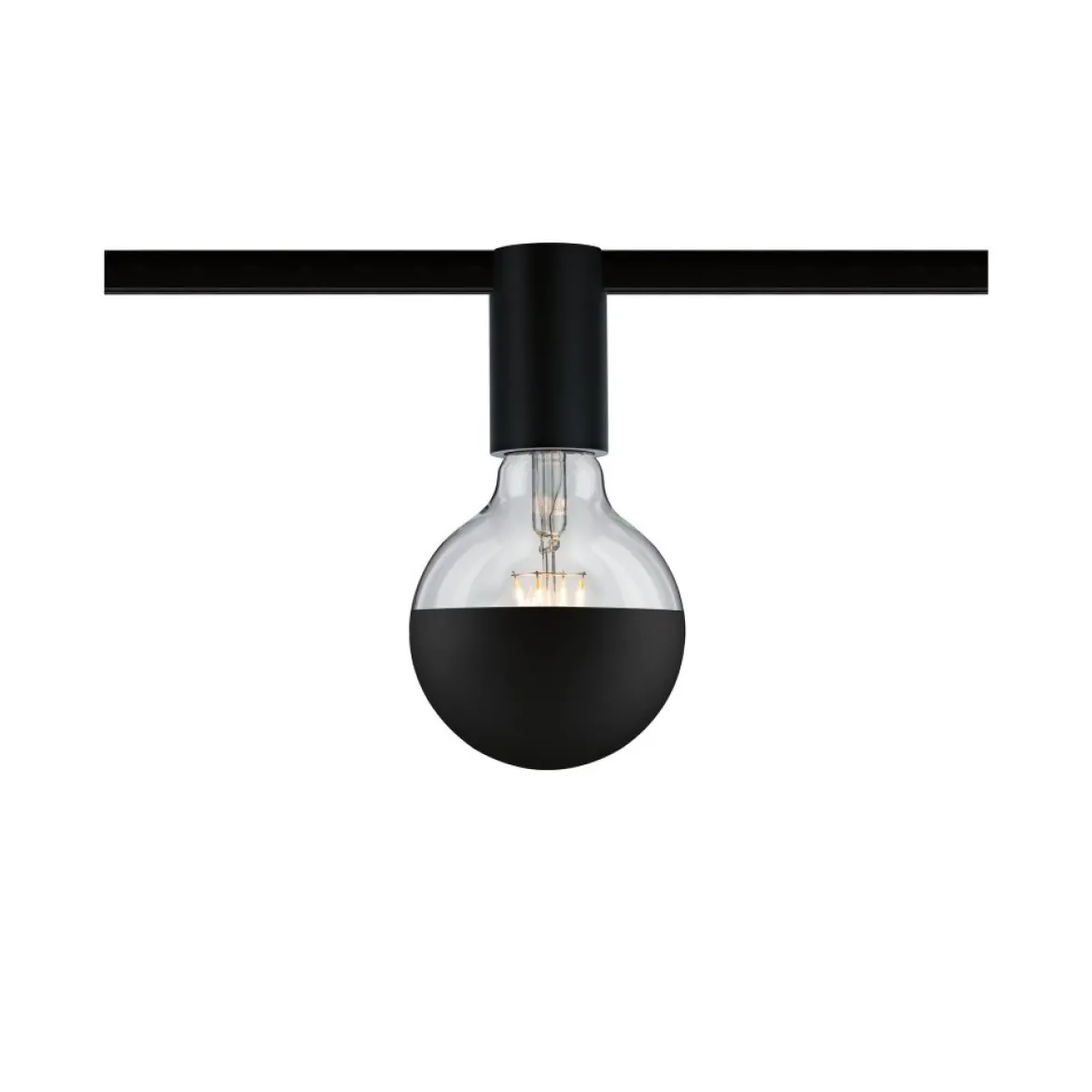 Paulmann No. 94975 URail Spot Ceiling Socket E27 Schwarz dimmbar ohne Leuchtmittel