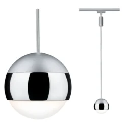 Paulmann No. 95457 URail System LED Pendel Capsule II 1x6W Chrom matt, Chrom 230V Metall dimmbar