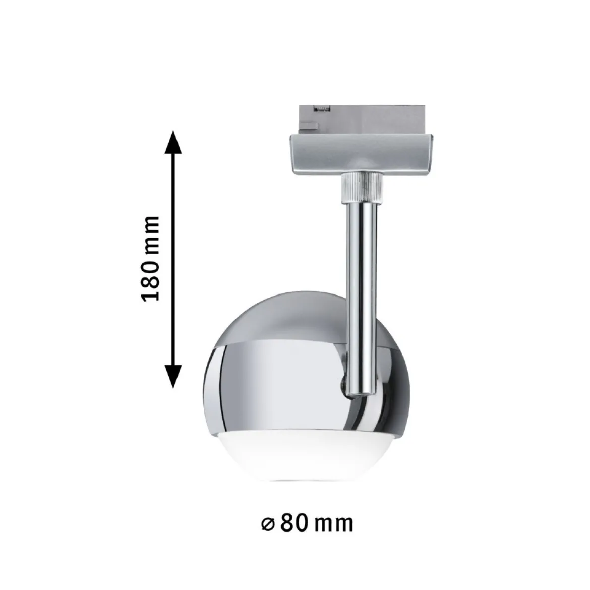 Paulmann No. 95455 URail System LED Spot Capsule II Chrom matt, Chrom 230V Metall dimmbar