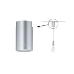 Paulmann No. 95494 URail Universal Pendel Adapter Chrom matt