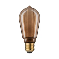 Paulmann No. 28829 Vintage-Kolben ST64 Inner Glow E27 Gold Spiralmuster dimmbar