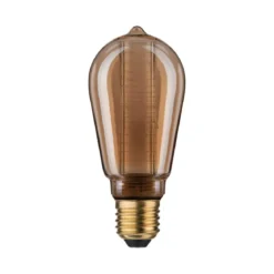 Paulmann No. 28830 Vintage-Kolben ST64 Inner Glow E27 Gold Ringmuster dimmbar