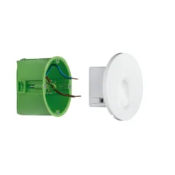 Paulmann No. 92924 Wandeinbauleuchte LED 1,7W rund Weiß