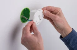 Paulmann No. 92925 Wandeinbauleuchte LED 2,7W rund Weiß mit Bewegungssensor