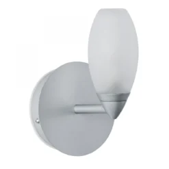 Paulmann No. 70838 Wandleuchte Carina IP44 1-flammig Chrom matt ohne Leuchtmittel, max. 28W G9
