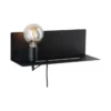 Paulmann No. 78920 Wandleuchte mit Ablage Devara E27 max.40W schwarz