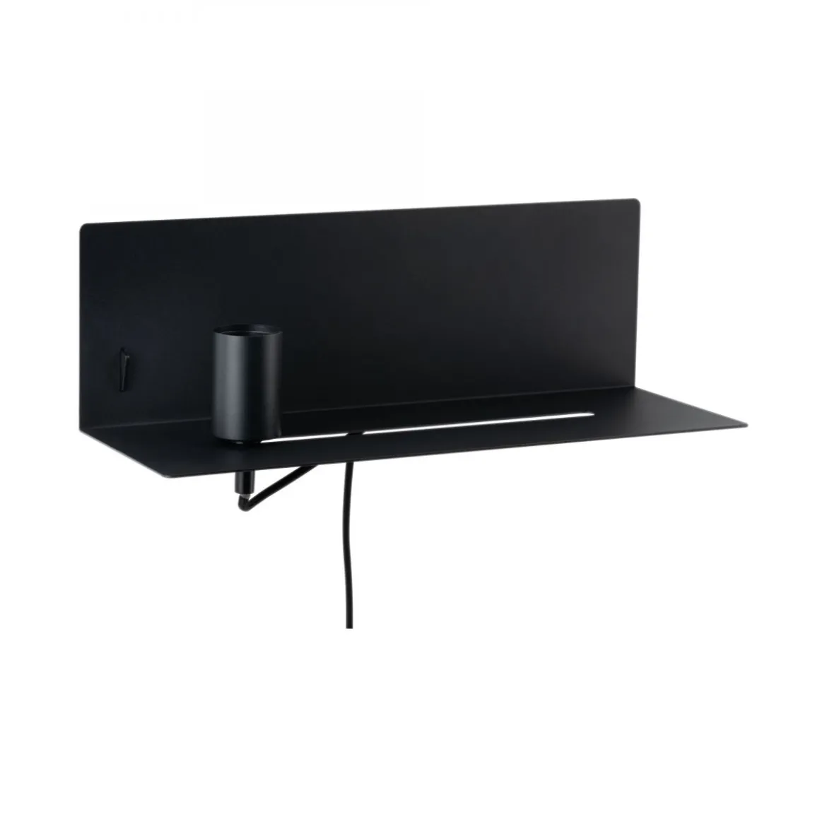 Paulmann No. 78920 Wandleuchte mit Ablage Devara E27 max.40W schwarz