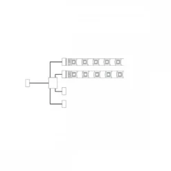 Paulmann No. 70203 YourLED Junctionbox 4-fach Verteilung Weiß, Kunststoff