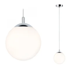 Paulmann 70895 Pendelleuchte Globe Satin Chrom E27 max. 20W IP44