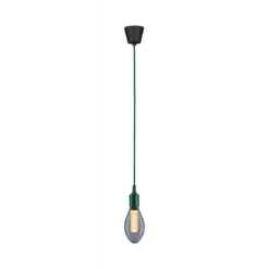 Paulmann 78429 Pendelleuchte Ketil E27 max. 60W grün schwarz