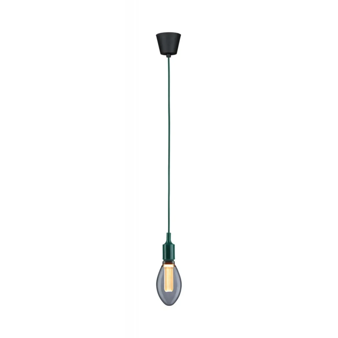 Paulmann 78429 Pendelleuchte Ketil E27 max. 60W grün schwarz