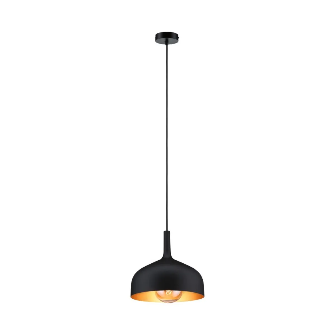 Paulmann 77062 Pendelleuchte Neordic Embla II Schwarz Gold E27