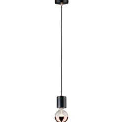 Paulmann 79751 Pendelleuchte Nordin E27 max.20 W Schwarz Marmor Kupfer
