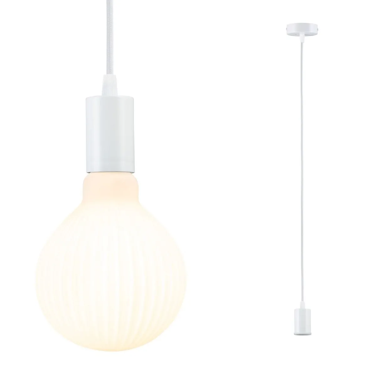 Paulmann 71135 Pendelleuchte Ravi E27 weiss matt IP44