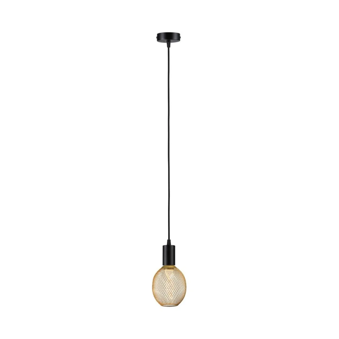 Paulmann 71136 Pendelleuchte Ravi E27 schwarz matt IP44