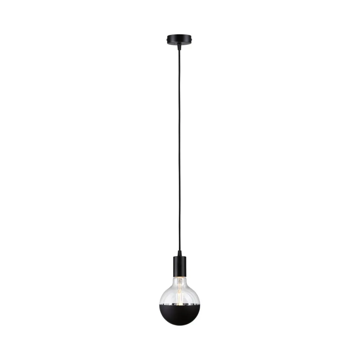 Paulmann 71136 Pendelleuchte Ravi E27 schwarz matt IP44