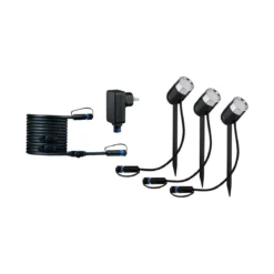 Paulmann 5183 Plug&Shine Bundle Zigbee smik Gateway Gartenstrahler Pike Basisset RGBW
