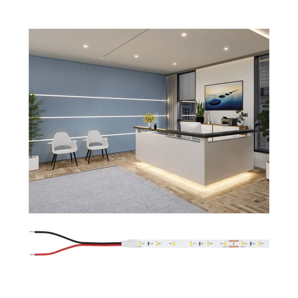 Paulmann 78439 Pro LED Strip Gold P25 930 3000K 24V 5m