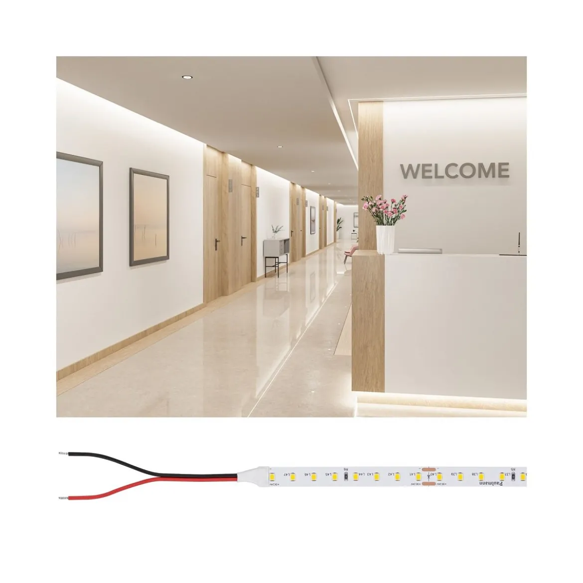 Paulmann 78450 Pro LED Strip Gold P75 930 3000K 24V 10m