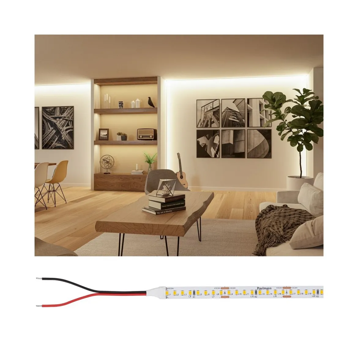 Paulmann 76021 Pro LED Strip Silver P150 827 2700K 24V 5m