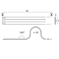 Paulmann 76030 Pro LED Strip Silver P150 COB 830 3000K 24V 5m