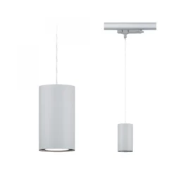 Paulmann 96609 ProRail3 LED Schienenpendel Kratos 4000K 2000lm Silber