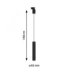 Paulmann 95399 ProRail3 3-Phasen Schienensystem Pendel Artemons GU10 max.10W Schwarz