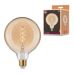 Paulmann 29248 Rustic Shine LED Globe G125 E27 300lm 1800K Gold 3-Step-Dim