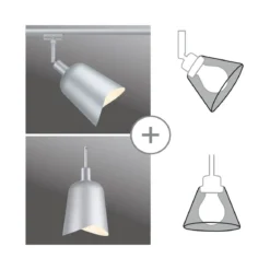 Paulmann 95602 Schienensystem Urail Schirm Alvaro DecoSystems 144mm Chrom matt