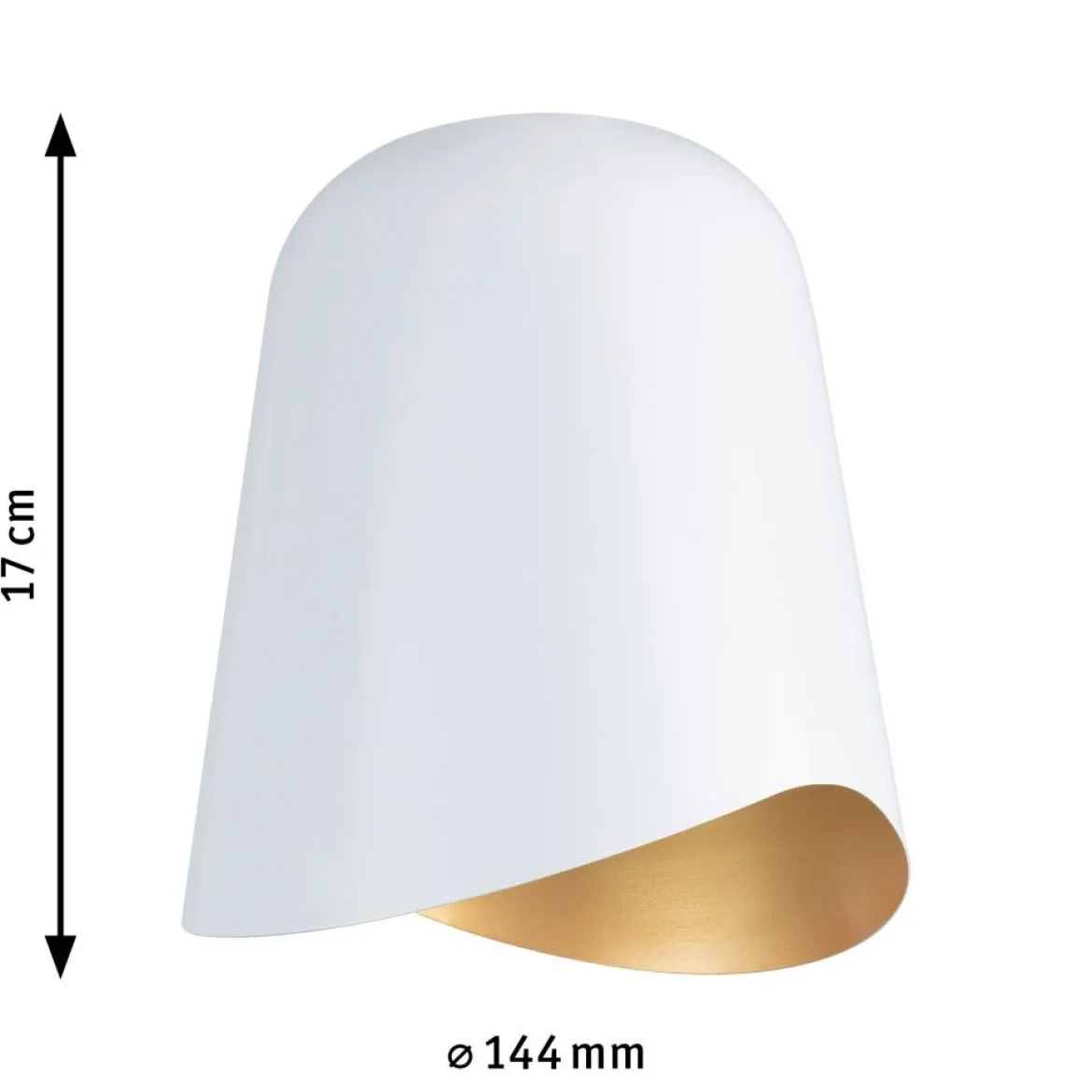 Paulmann 95603 Schienensystem Urail Schirm Alvaro DecoSystems 144mm Weiss Gold