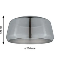 Paulmann 95605 Schienensystem Urail Schirm Neila 2Easy 230mm Rauchglas