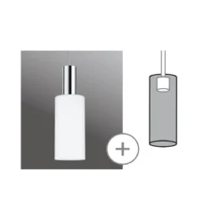 Paulmann 95606 Schienensystem Urail Schirm Raja 2Easy 100mm Opal