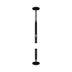 Paulmann 94602 Seilsystem Montageset Wandanschluss CorDuo schwarz