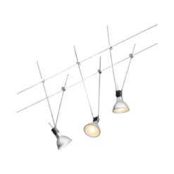 Paulmann 94455 Seilsystem Simple Basisset 3 Spots GU5,3 max. 3x5W Chrom